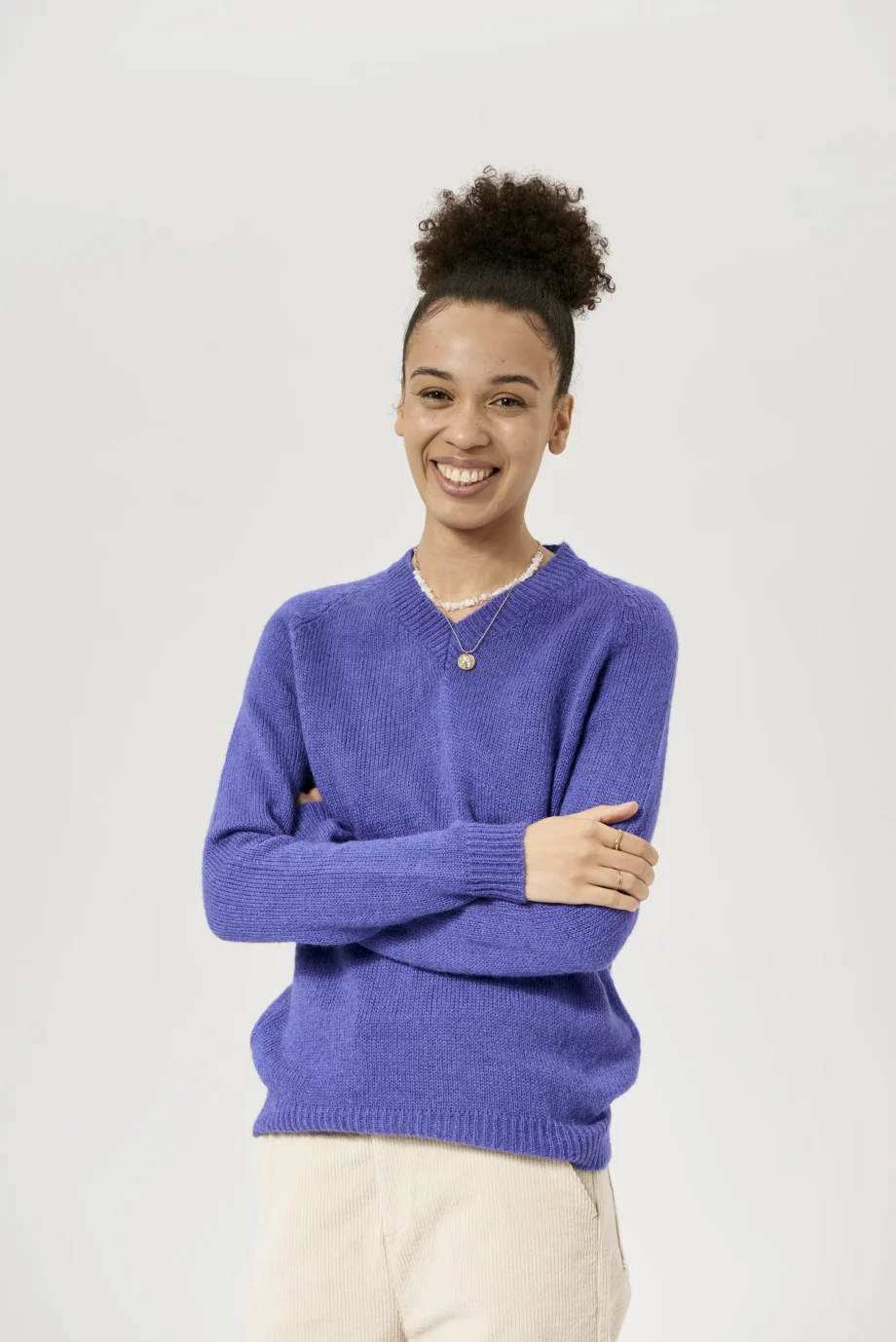 Pullover Lumaina-pussyGALORE-UVR connected-Vorderseite-Violett